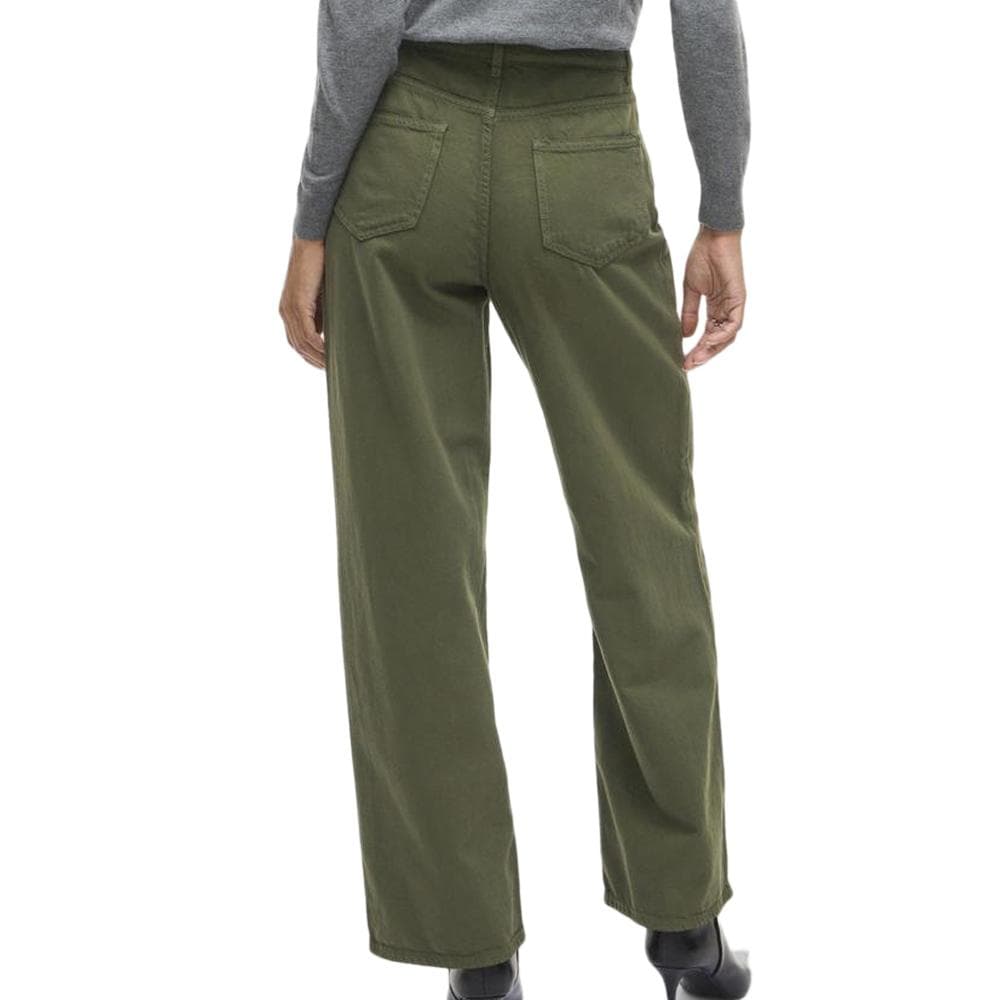 Jean Large Vert Femme Vila Vicazo Wide 2