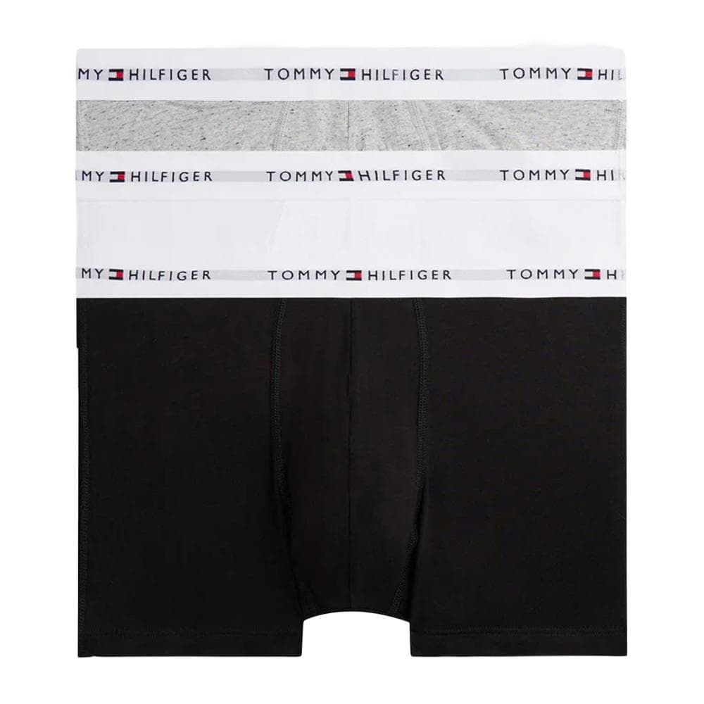 x3 Boxers Noir/Blanc/Gris Homme Tommy Hilfiger Trunk1 1