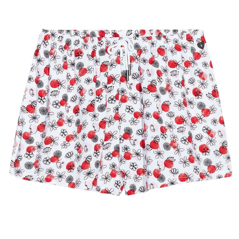 Short Blanc à fleurs Fille Teddy Smith Soya 1