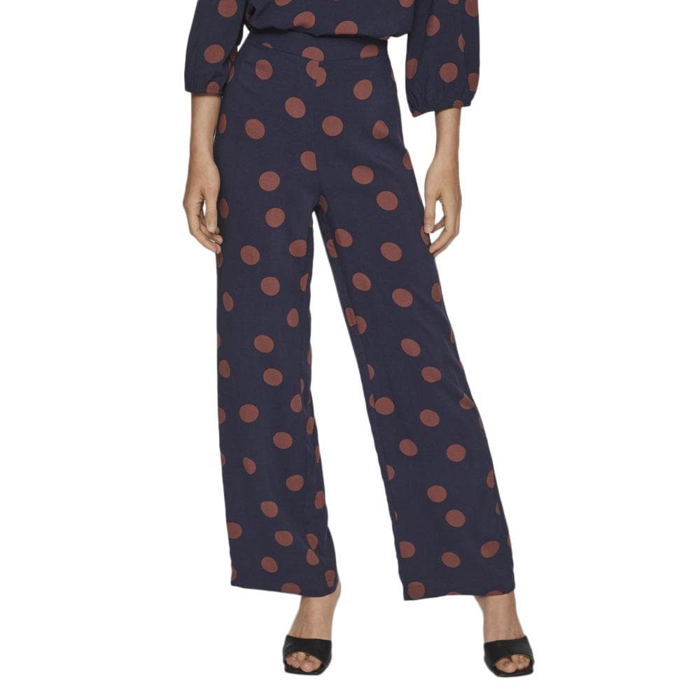 Pantalon fluide Marine Femme Vila Rosa 1