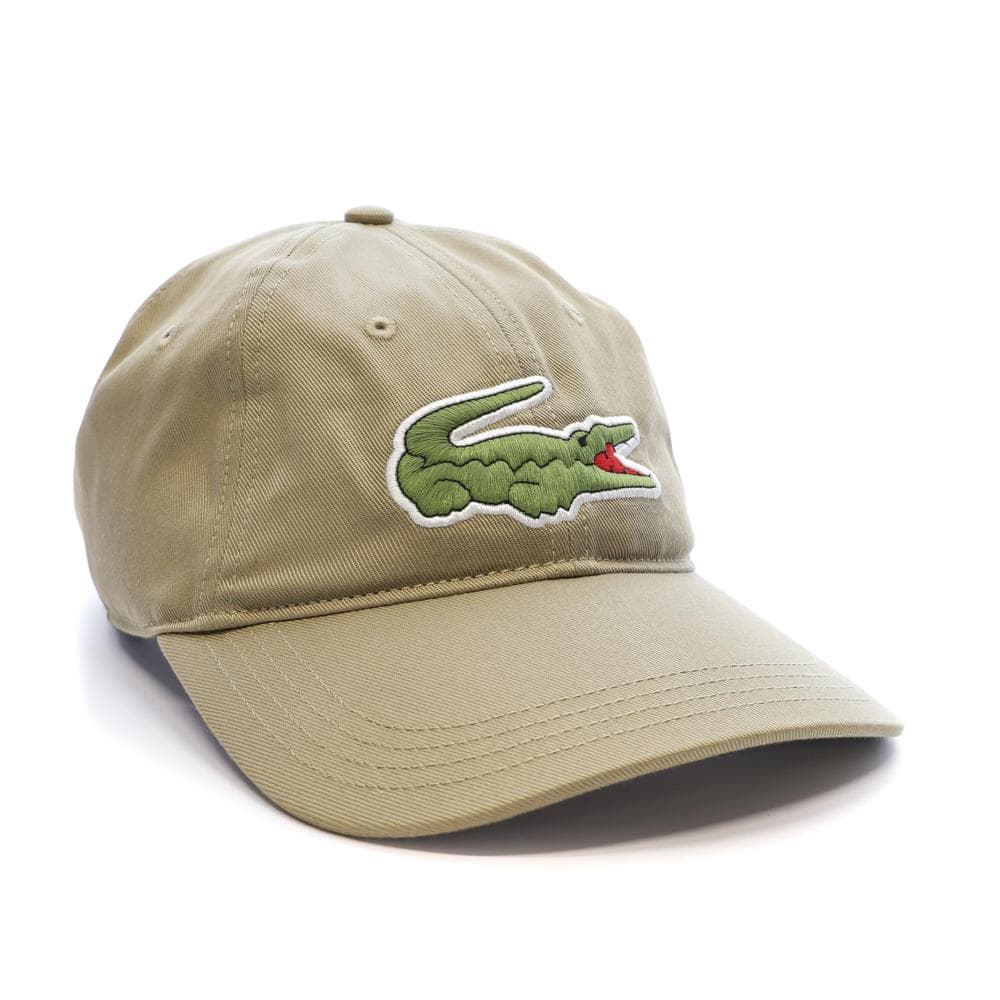 Casquette Beige Mixte Lacoste Twill Big Croch 2