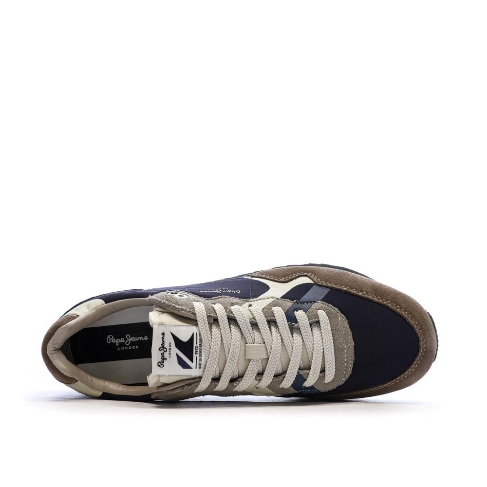 Baskets Marron/Beige Homme Pepe jeans Brit Prints 4