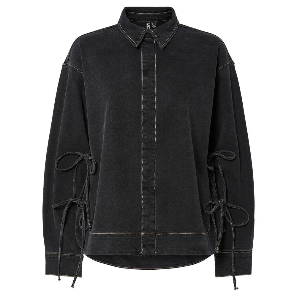 Veste en Jean Bleu/Brut Femme Pieces Pcmathea Curved Denim 1