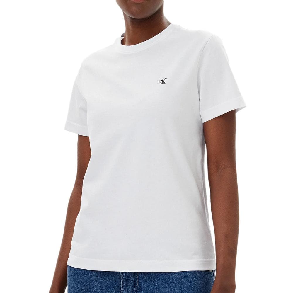 T-Shirt Blanc Femme Calvin Klein Jeans Archive 1