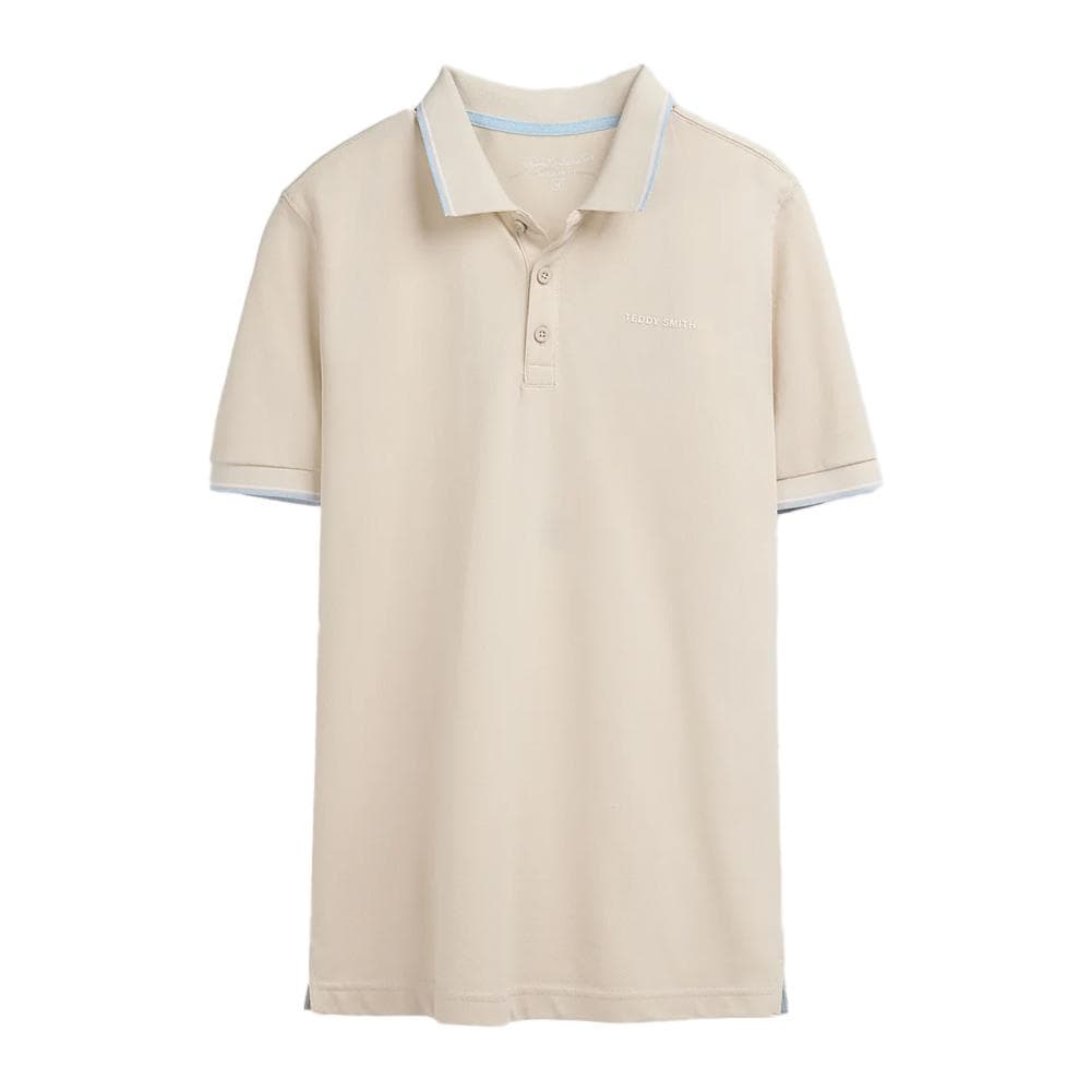 Polo Beige Homme Teddy Smith Pasian 2 11316819D 1