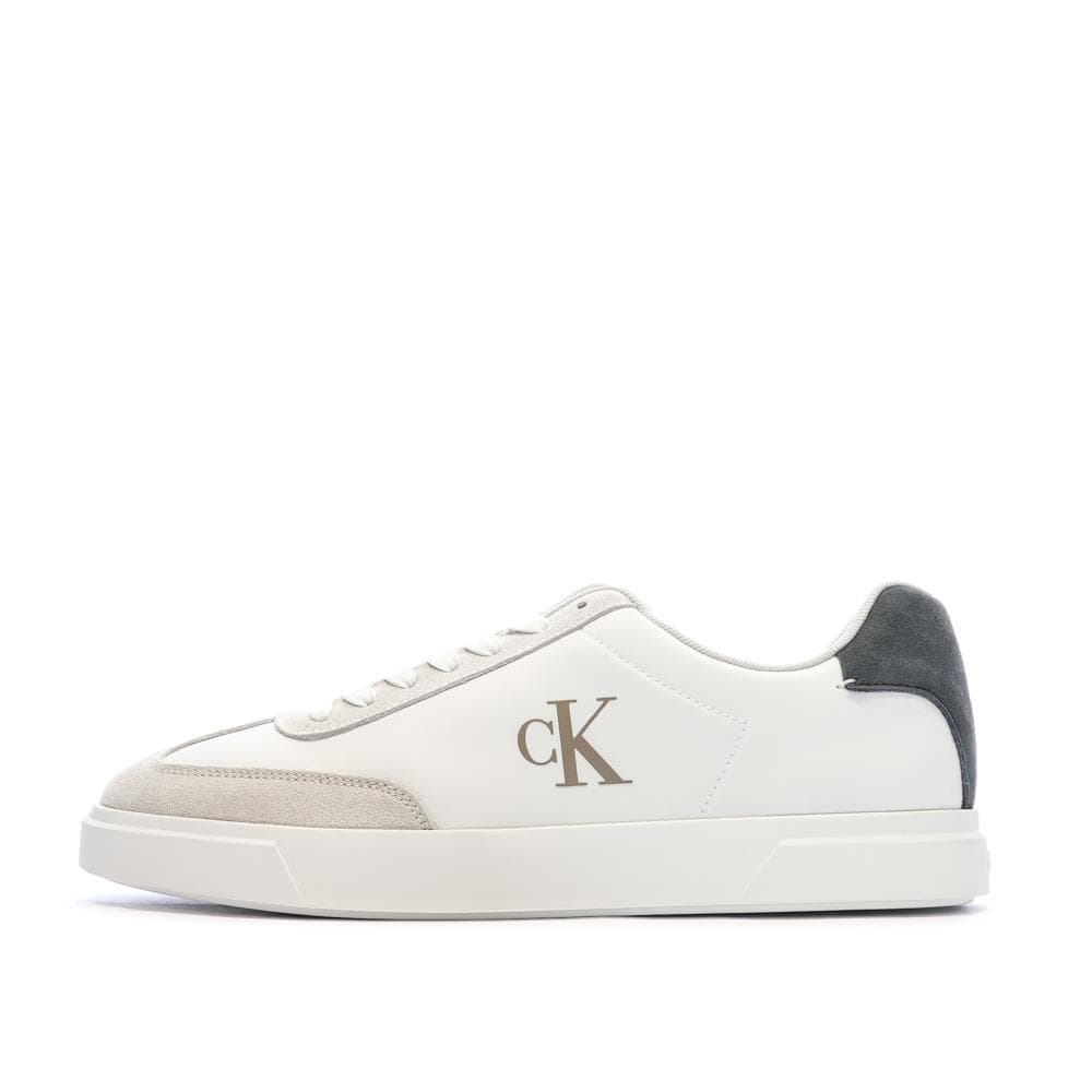 Baskets Blanches/Beiges Homme Calvin Klein Jeans Low Prof 1