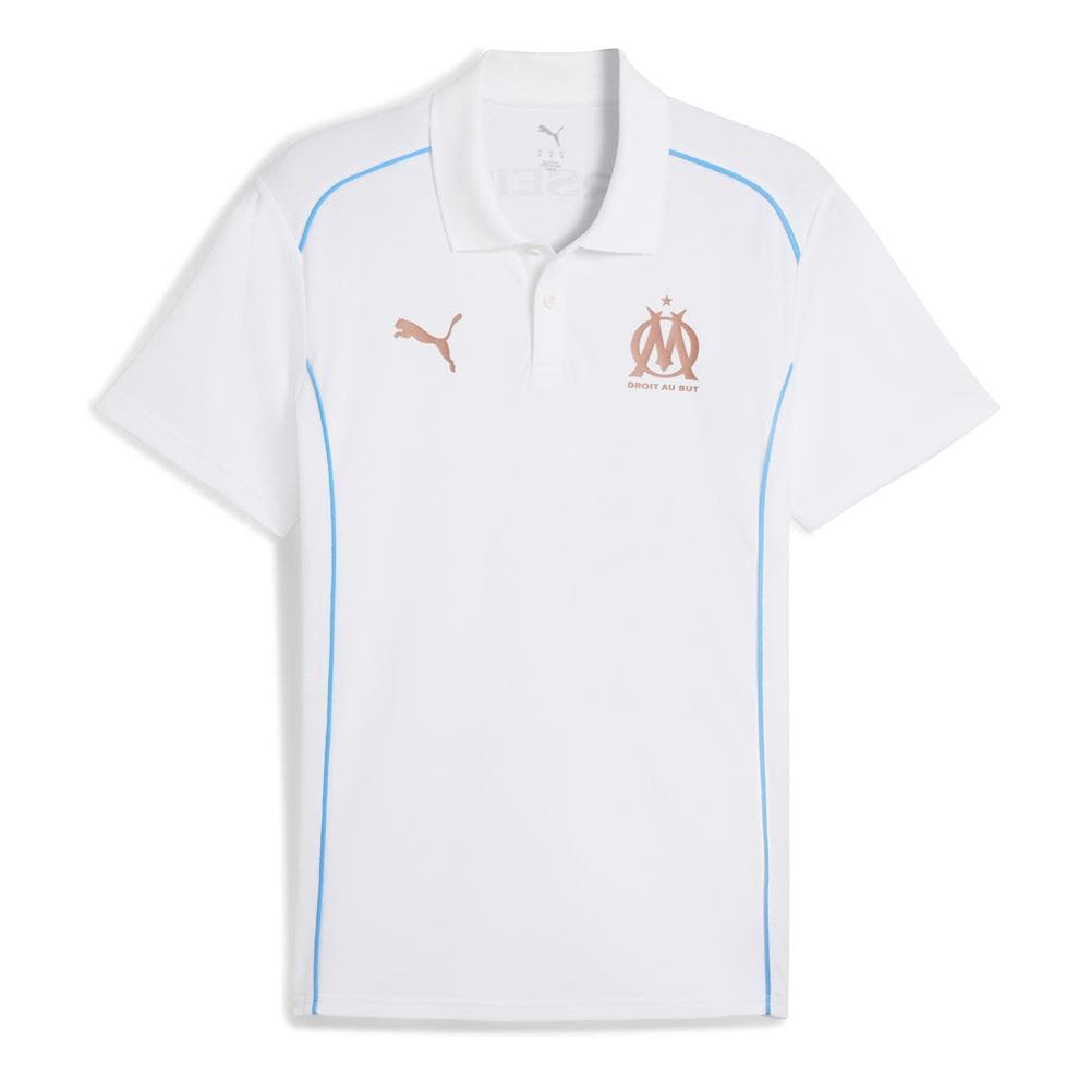 OM Polo Blanc Homme Puma 1