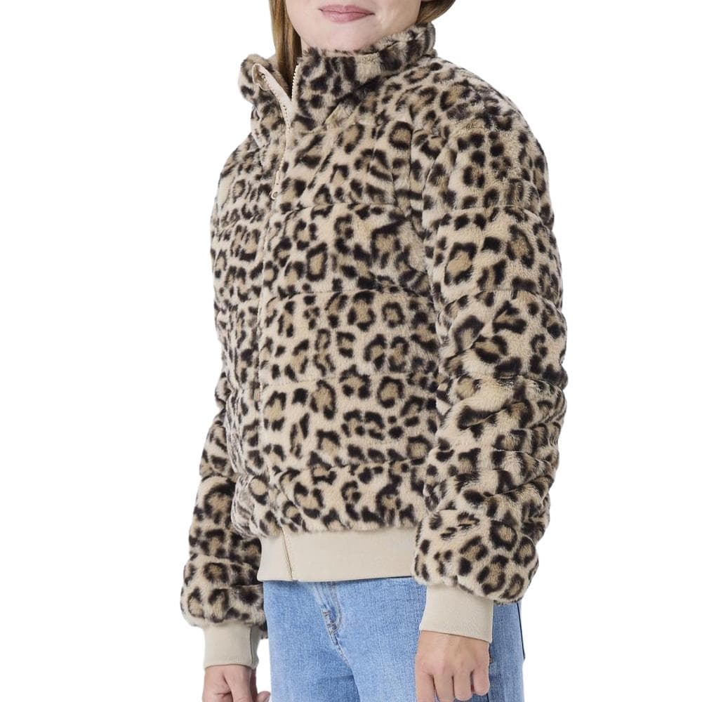 Veste en fausse fourrure Léopard Fille NAME IT Mila 1