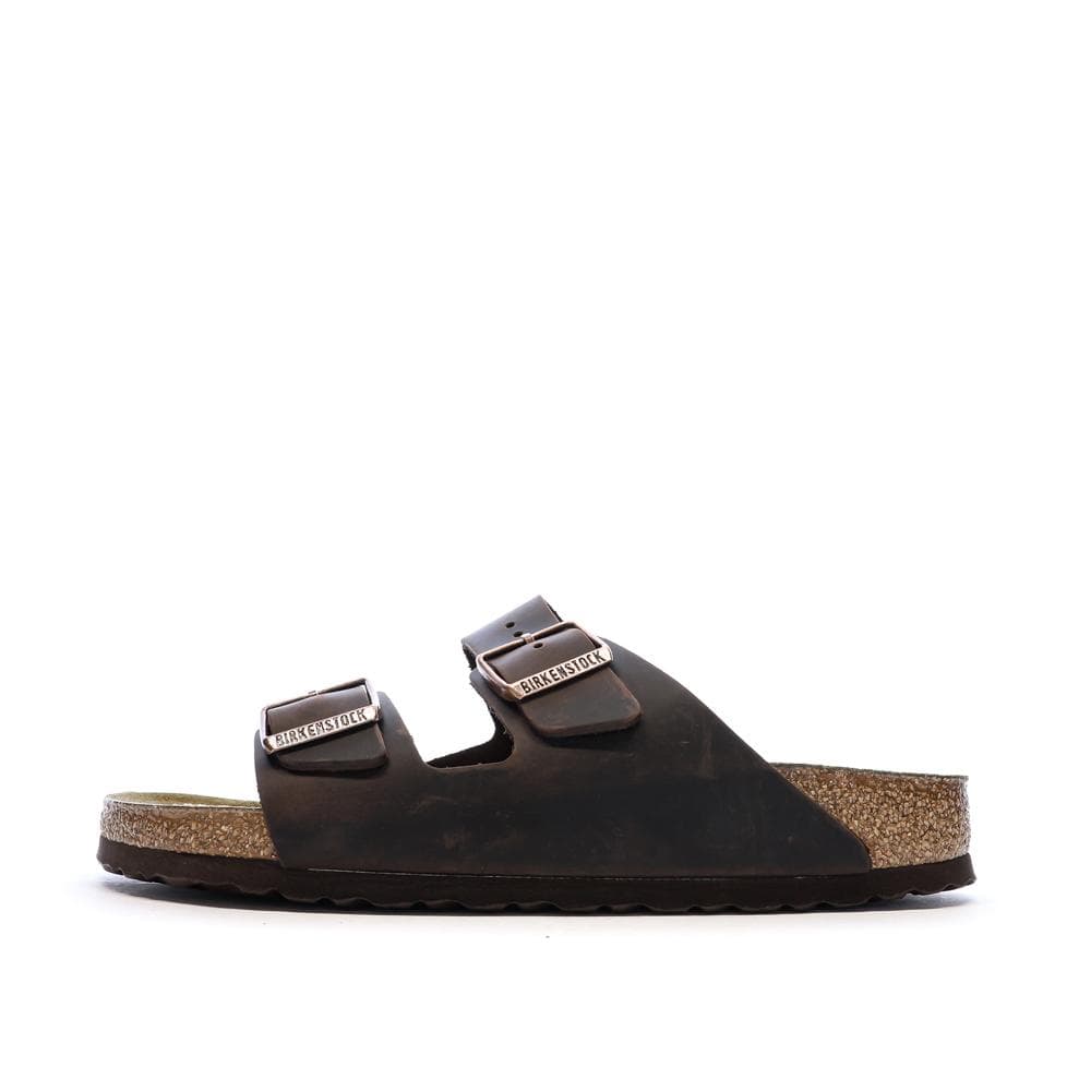 Sandales Marron Cuir Homme Birkenstock Arizona 1