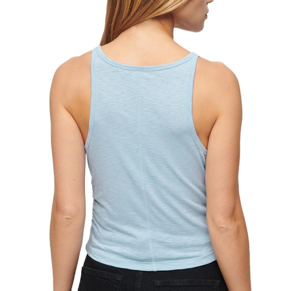 Débardeur Bleu Femme Superdry Ruched 2
