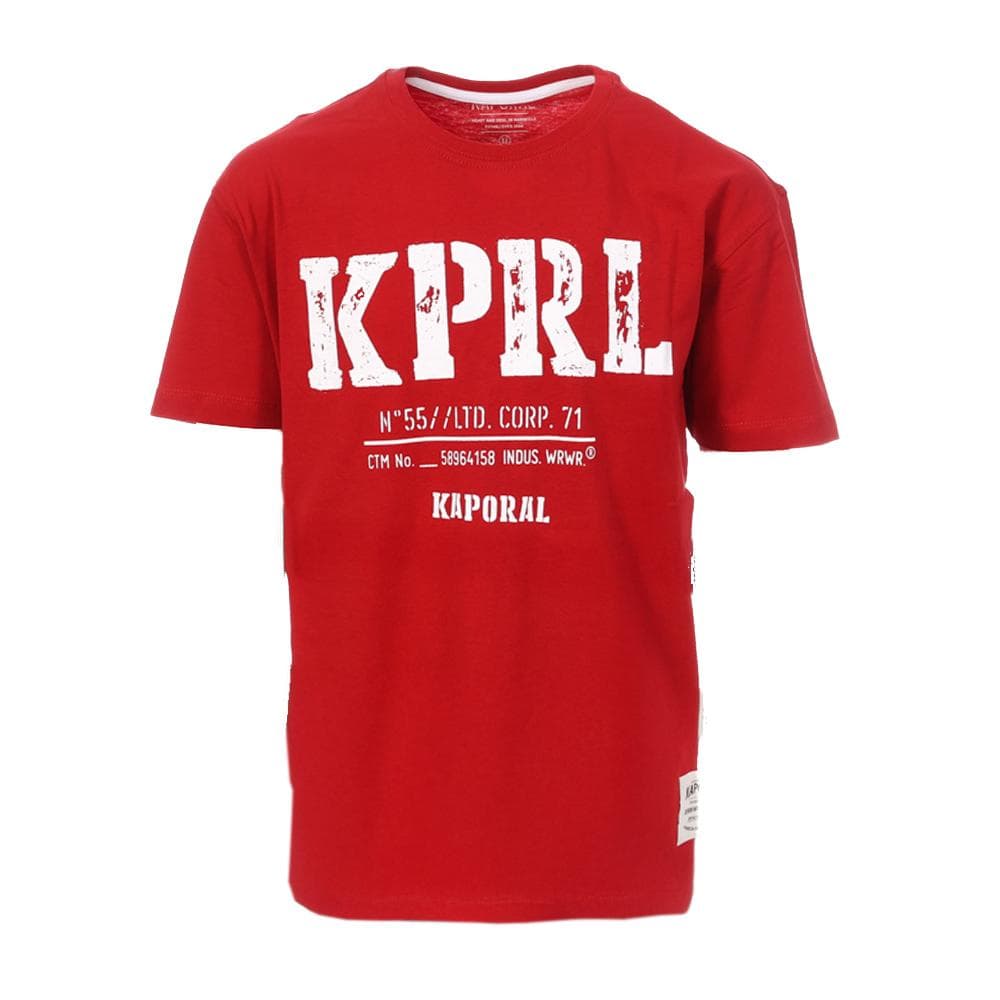 T-Shirt Rouge Garçon Kaporal MUKE 1