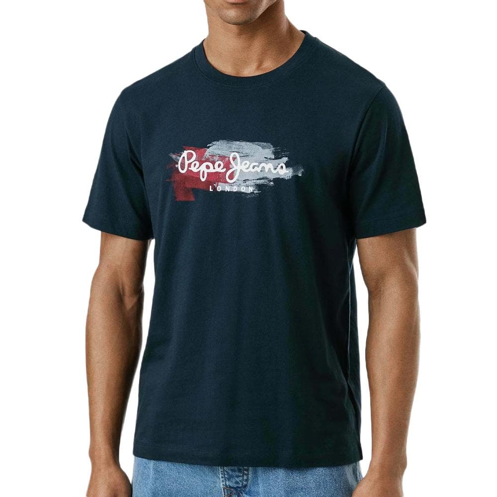 T-Shirt Marine Homme Pepe jeans Trey 1