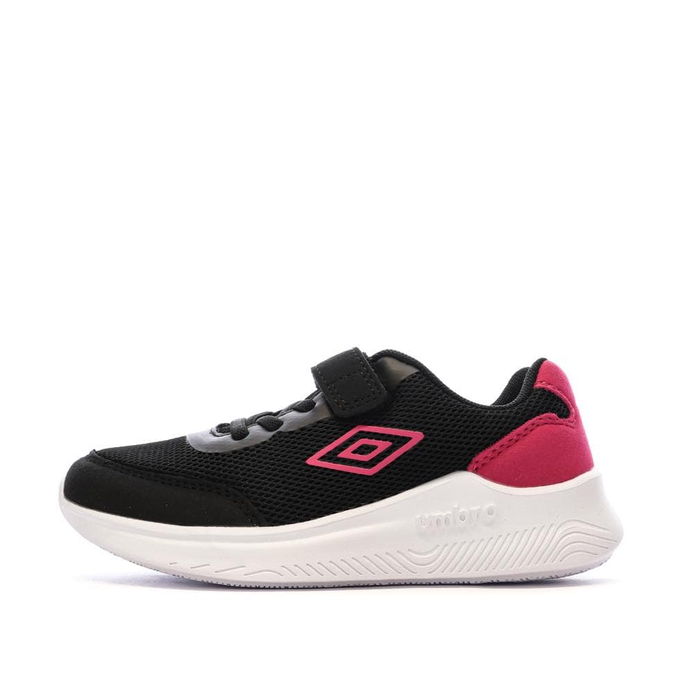 Baskets fille Umbro Nateo Noir/Rose – Style et confort sportif 1