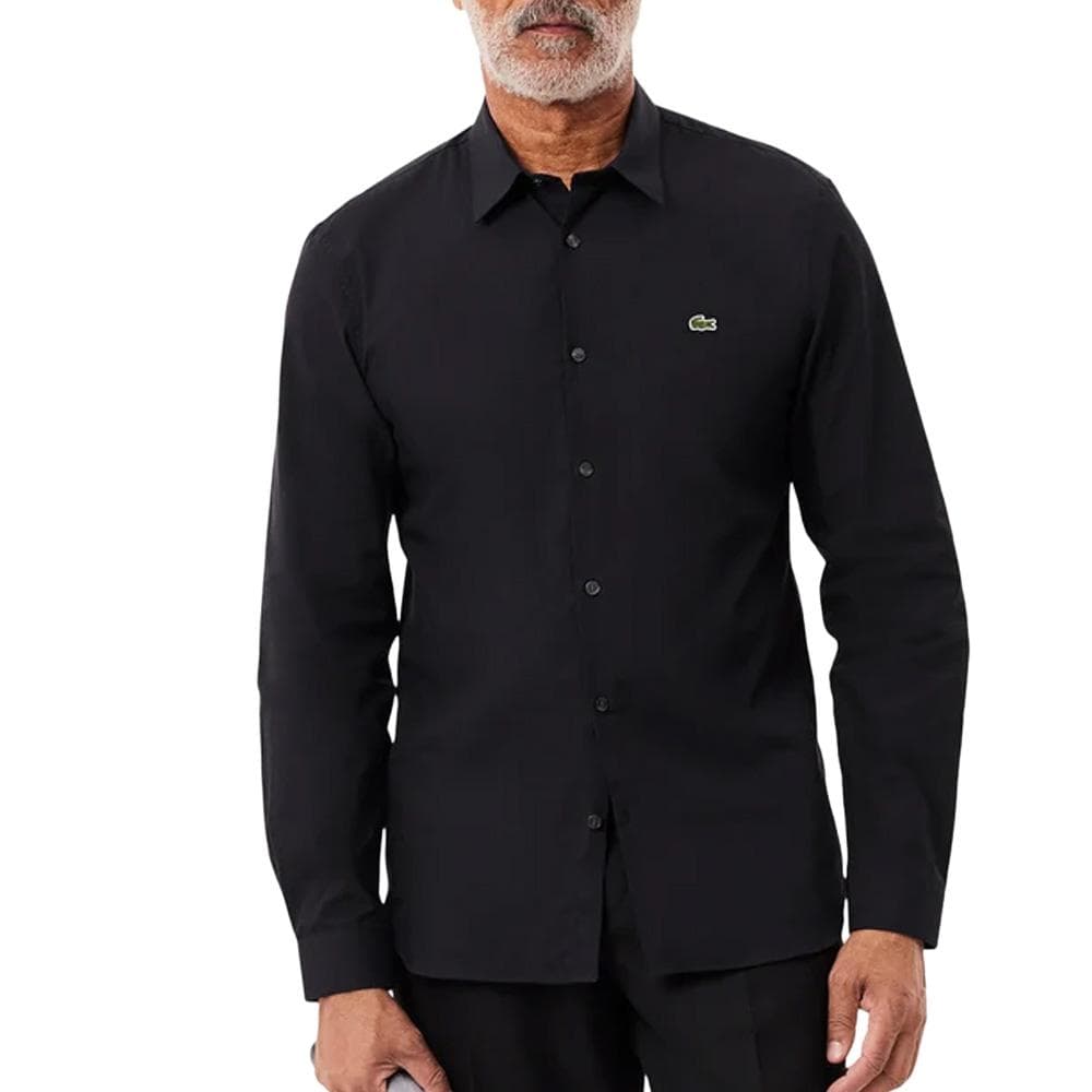 Chemise Noir Homme Lacoste Casual Male 1