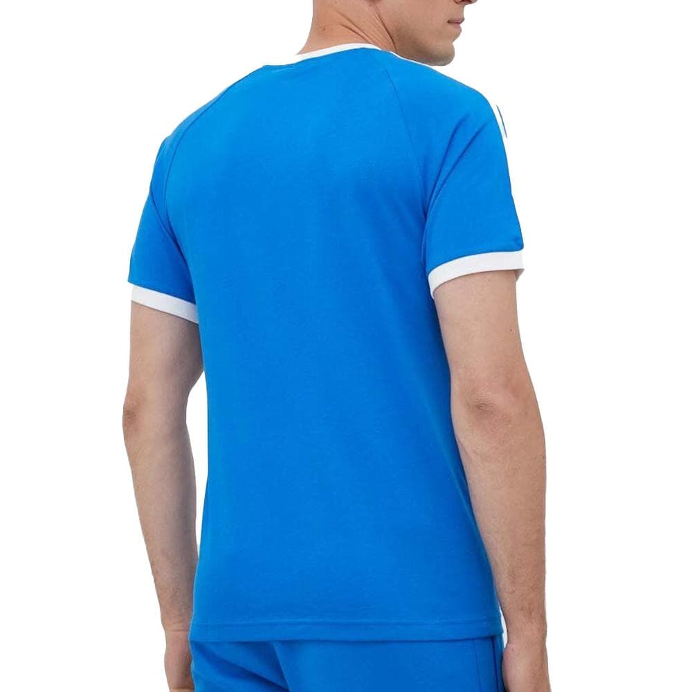 T-shirt Bleu Homme Adidas 3 Stripes 2