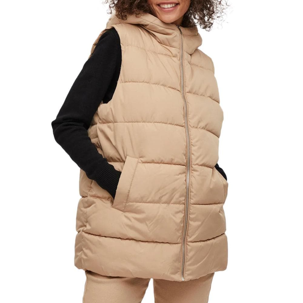 Doudoune sans manches Beige Femme Vila Vitrish 1