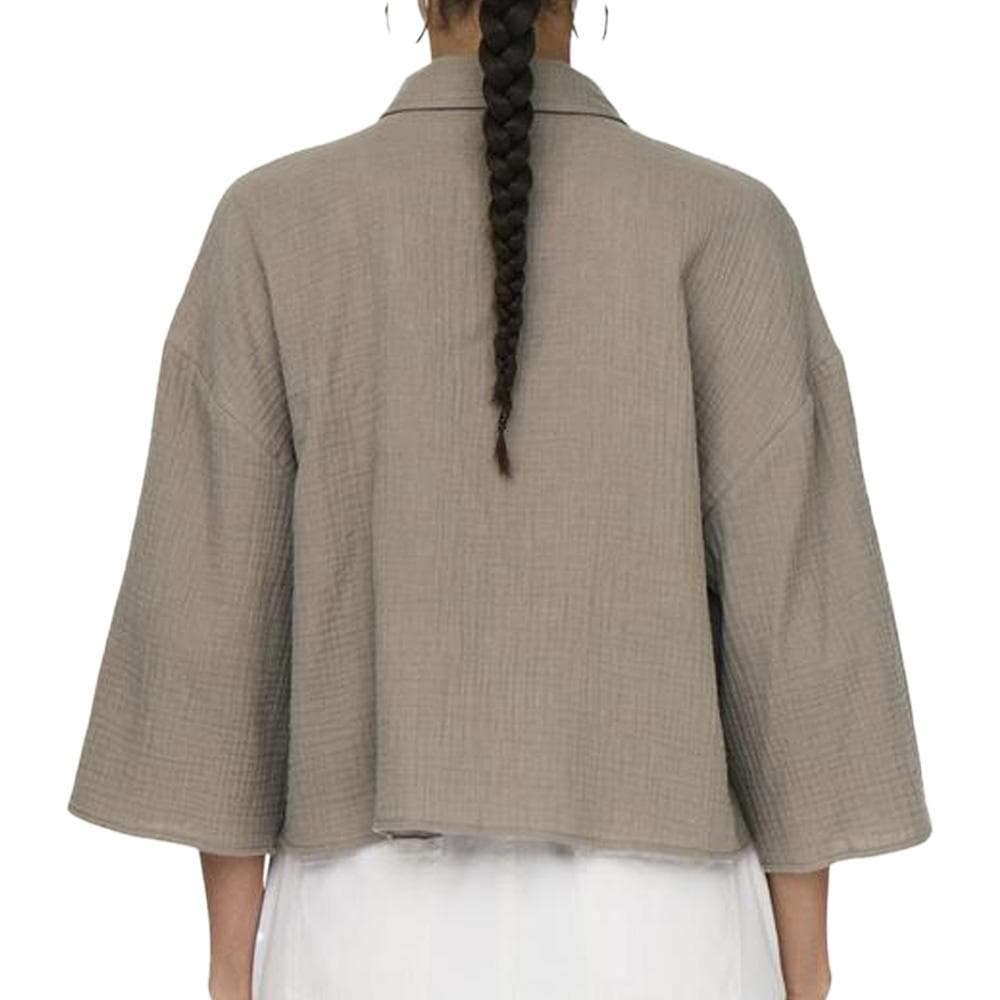 Chemise Taupe Femme JDY Theis Life 3/4 2