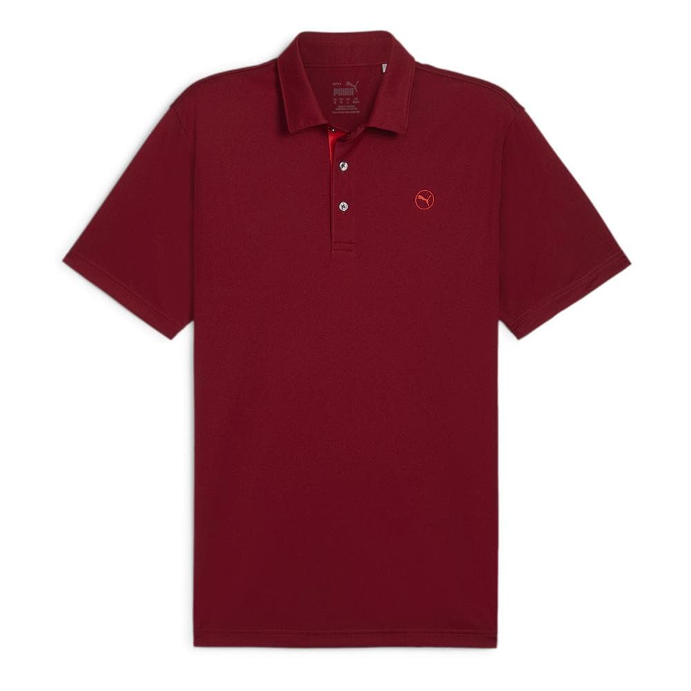 Polo de Golf Rouge Homme Puma Pure Solid 1
