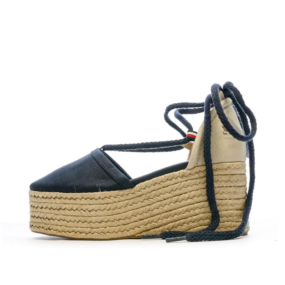 Chaussures compensées Marine Femme Tommy Hilfiger Linen 1