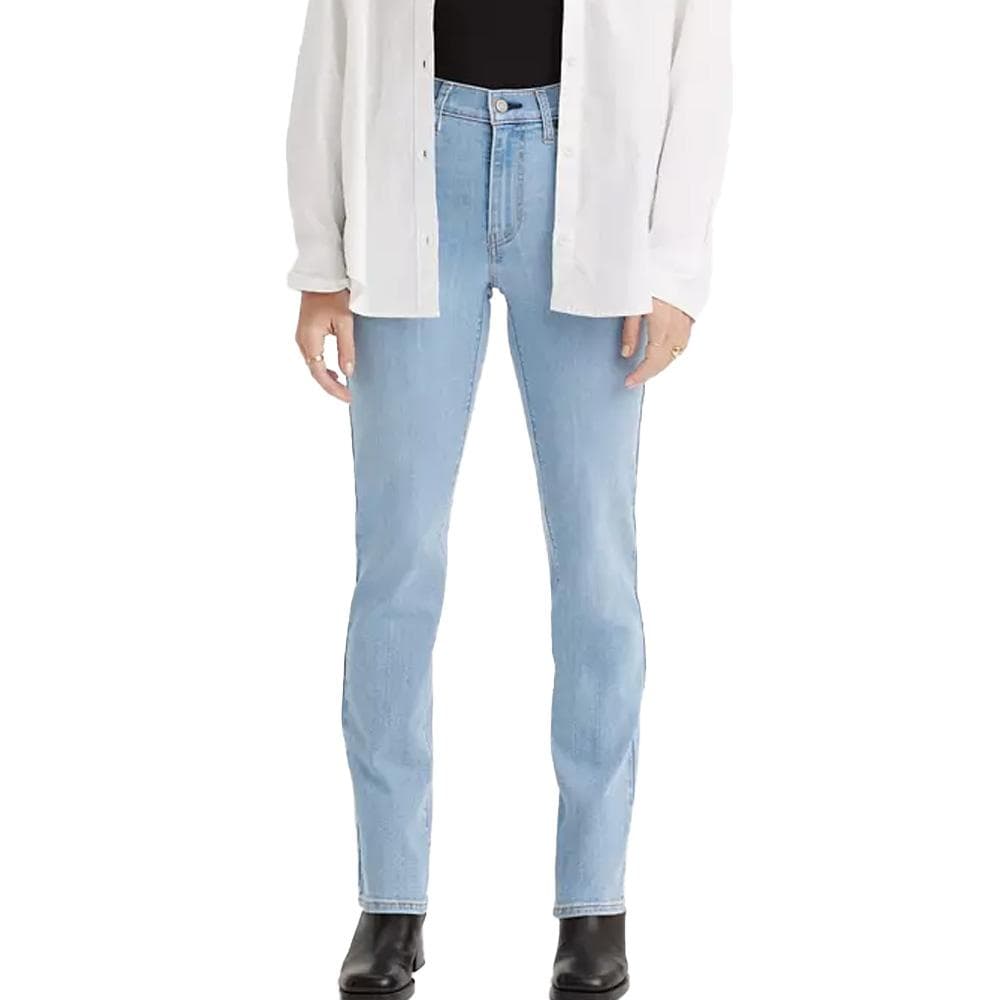 Jean 724 Bleu Délaver Clair Femme Levi's High Rise Straight 18883 1