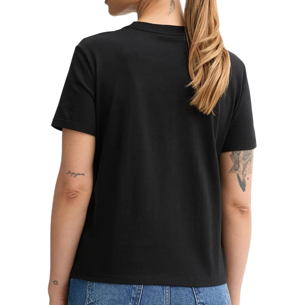T-Shirt Noir Femme Calvin Klein Jeans LV047E804G 2