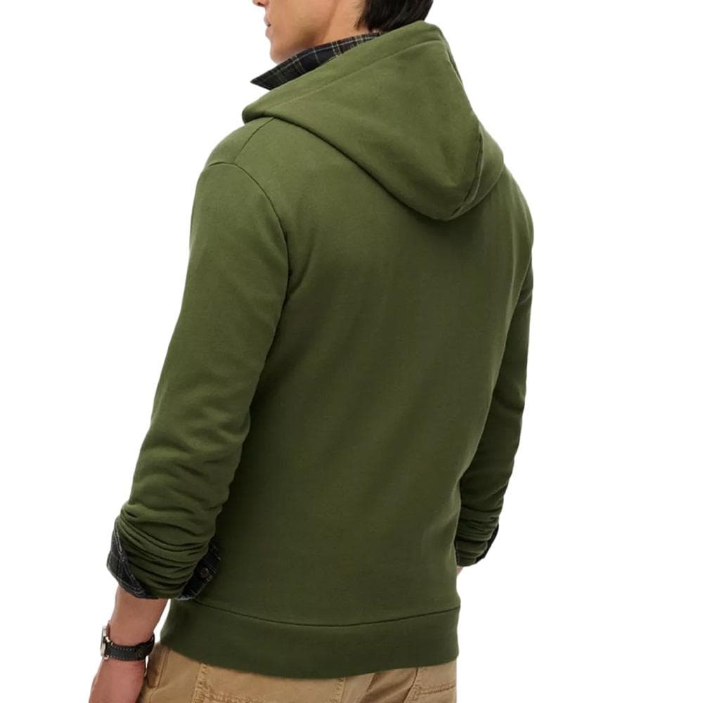 Sweat Zippé Kaki Homme Superdry Plain Hood 2