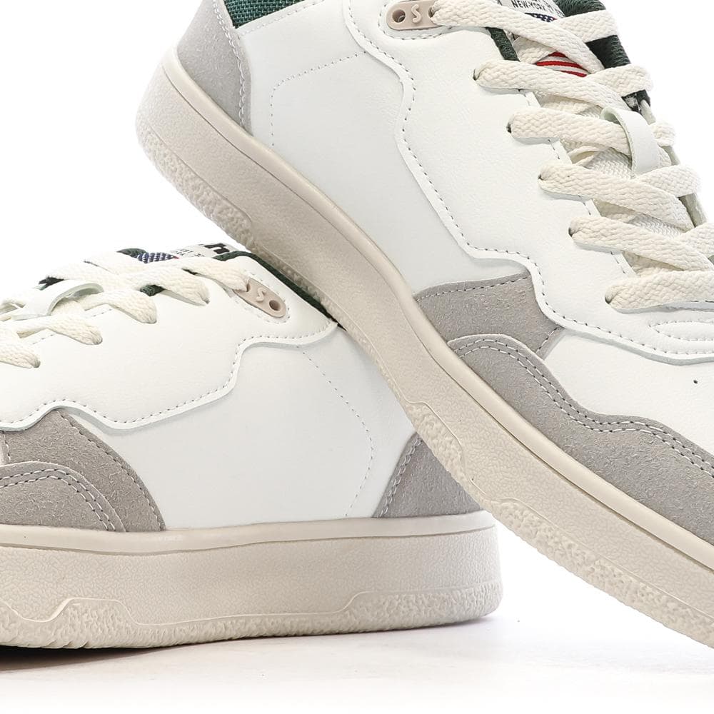 Baskets Blanches/Grises/Vertes Homme Schott Darcy 7