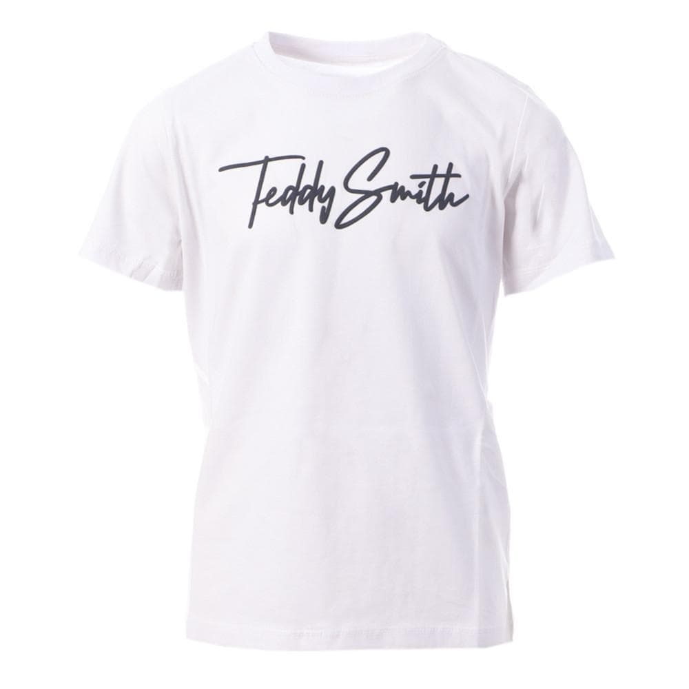 T-shirt Blanc/Logo Garçon Teddy Smith Evan 1