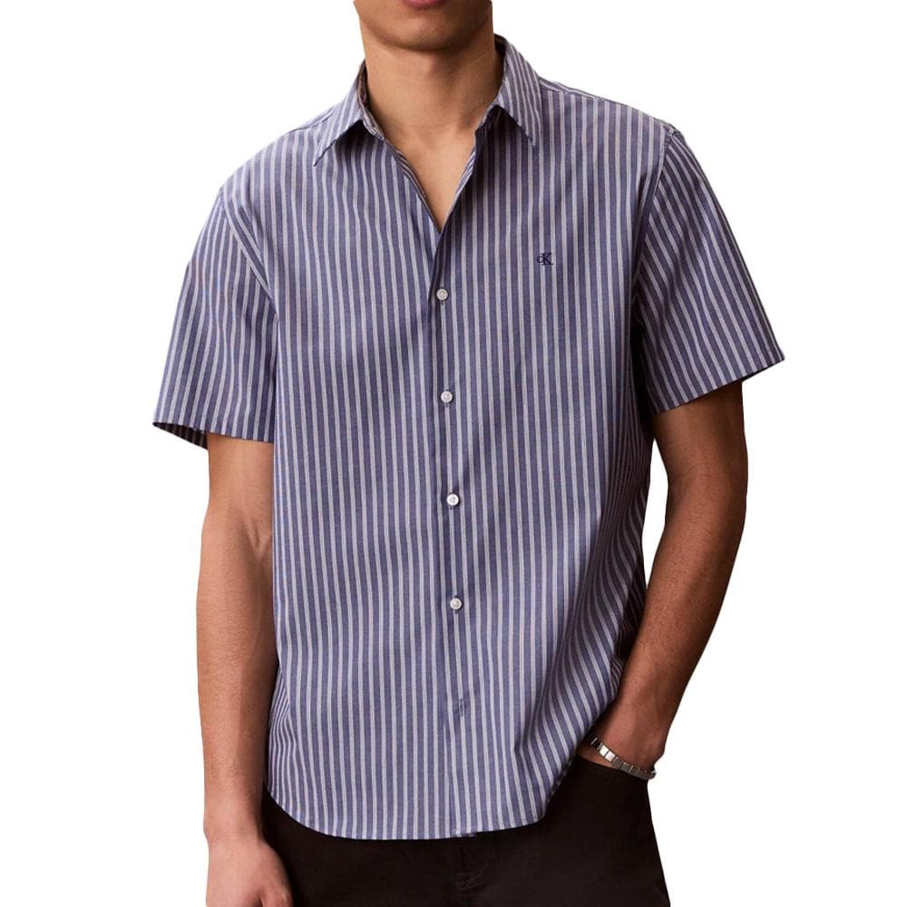 Chemise Bleu Homme Calvin Klein Jeans Yd Multi Pinstrip 1