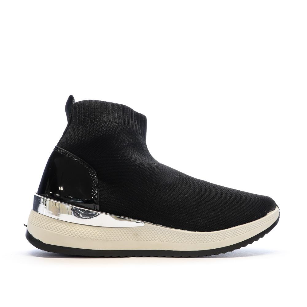 Baskets Noires Femme Eskandalo & Kaos Ankle 2