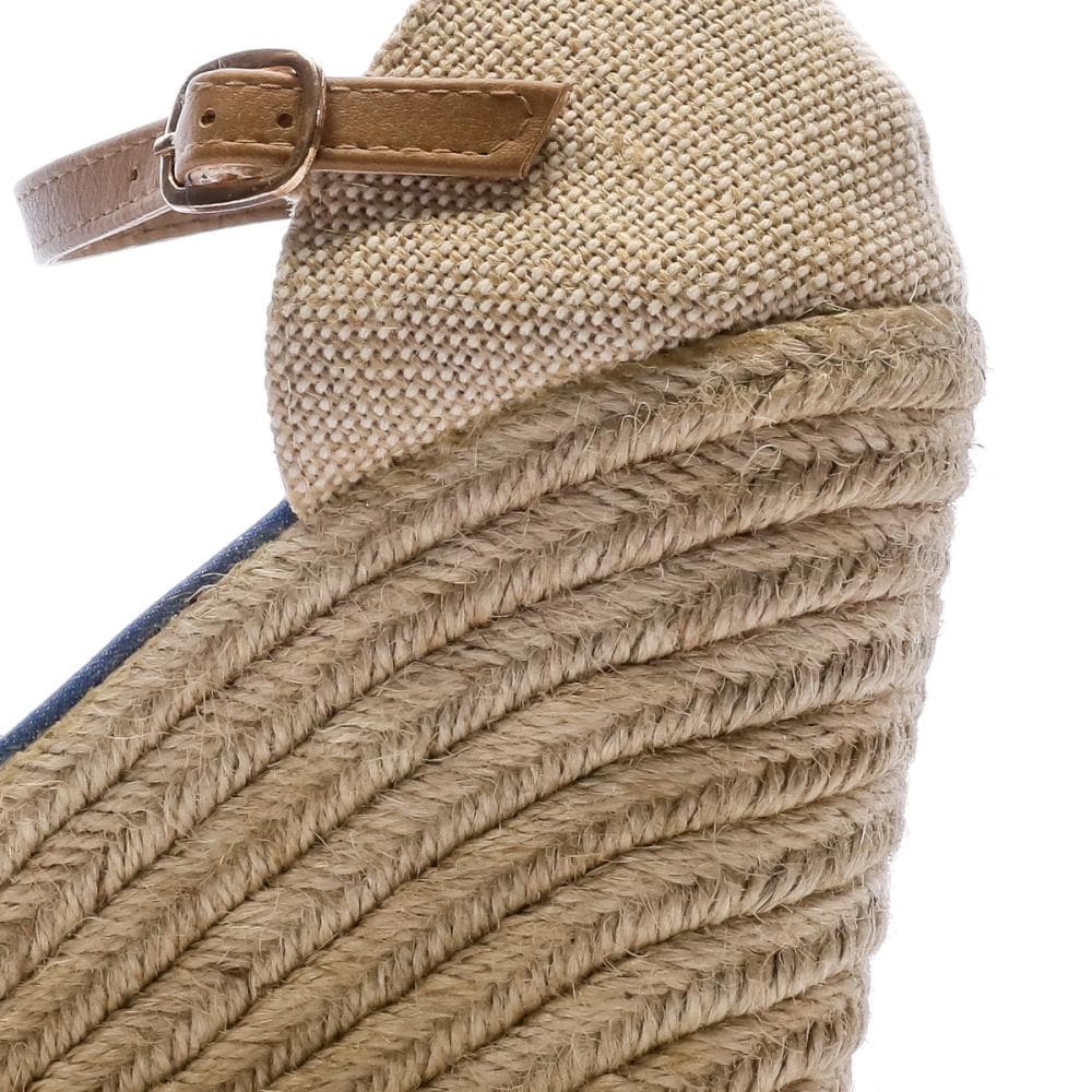Sandales à talon Orange Rayures Femme Beppi Casual Wedge 7