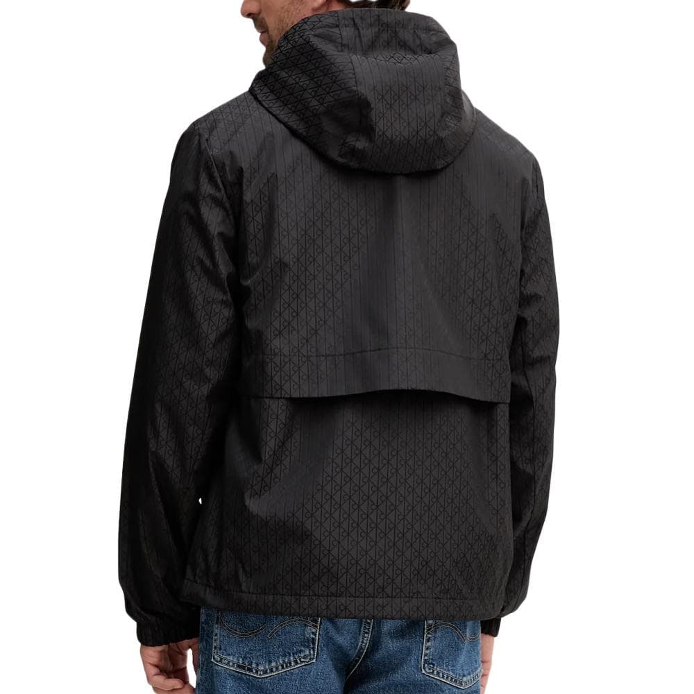Coupe Vent Noir Homme Calvin Klein Jeans Nylon Flange 2
