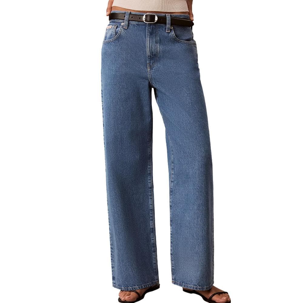 Jean Large Bleu Femme Calvin Klein The Wide Radio 1