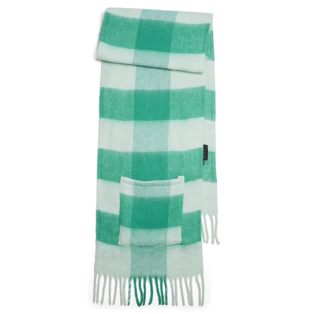 Echarpe Vert Femme Pieces Rea Long Scarf 1