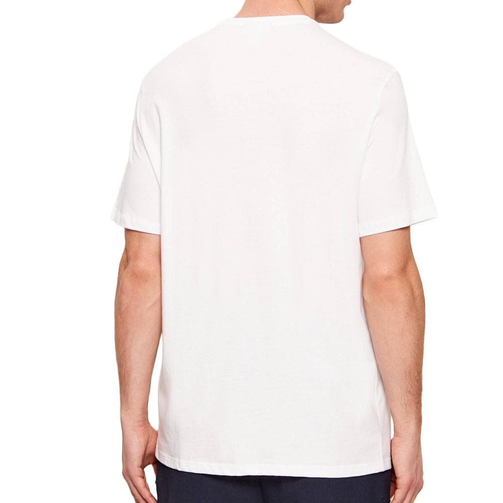 Lot de 2 T-shirts Blanc/Bleu Homme Calvin Klein Jeans Ss Badge 3