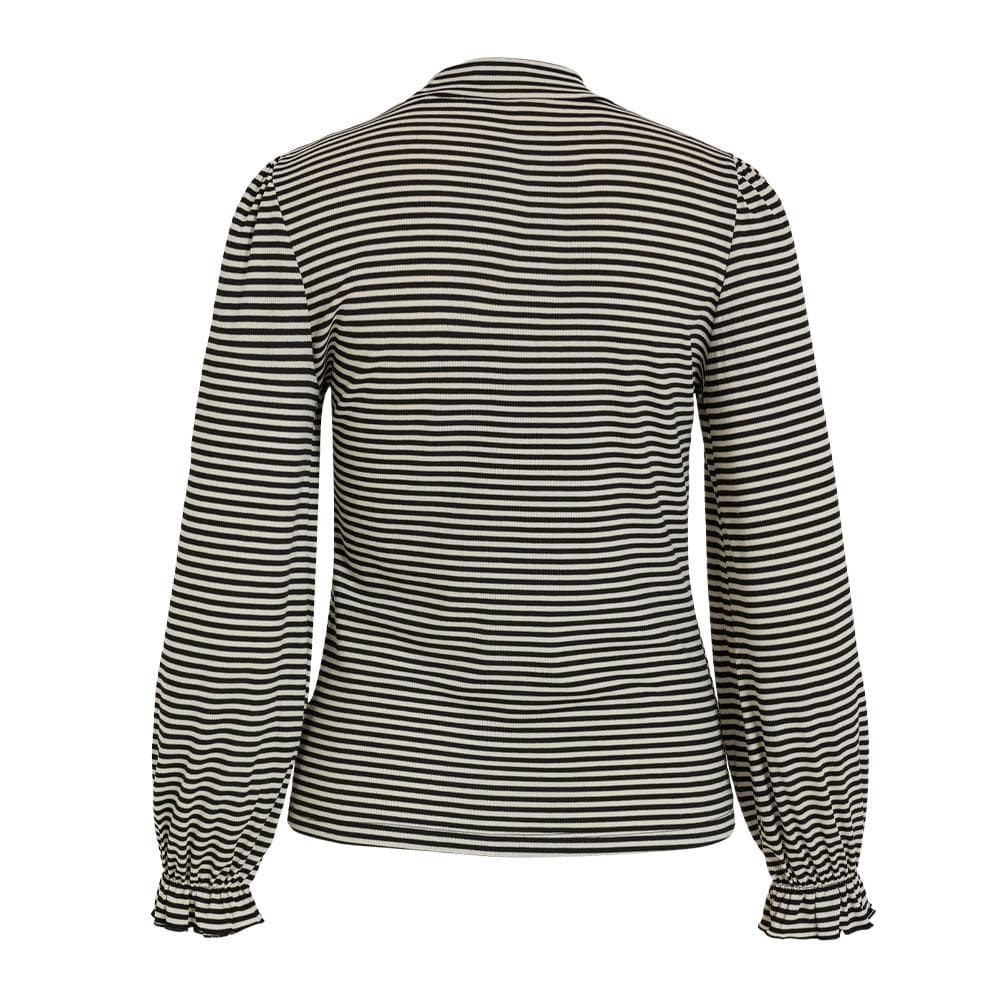 Pull Noir/Blanc Femme Vila Visabia 2
