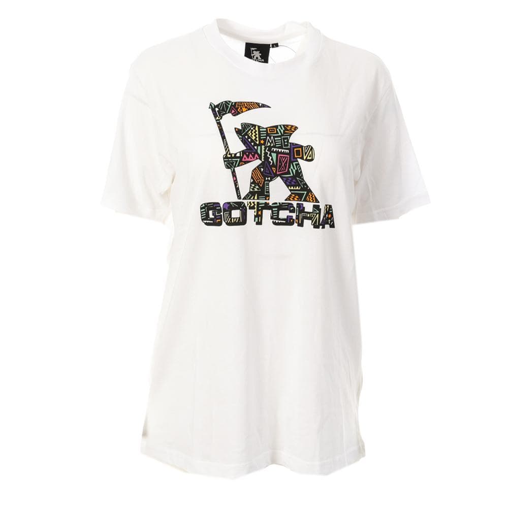T-shirt Blanc/Multicouleurs Femme Gotcha Fishman 1