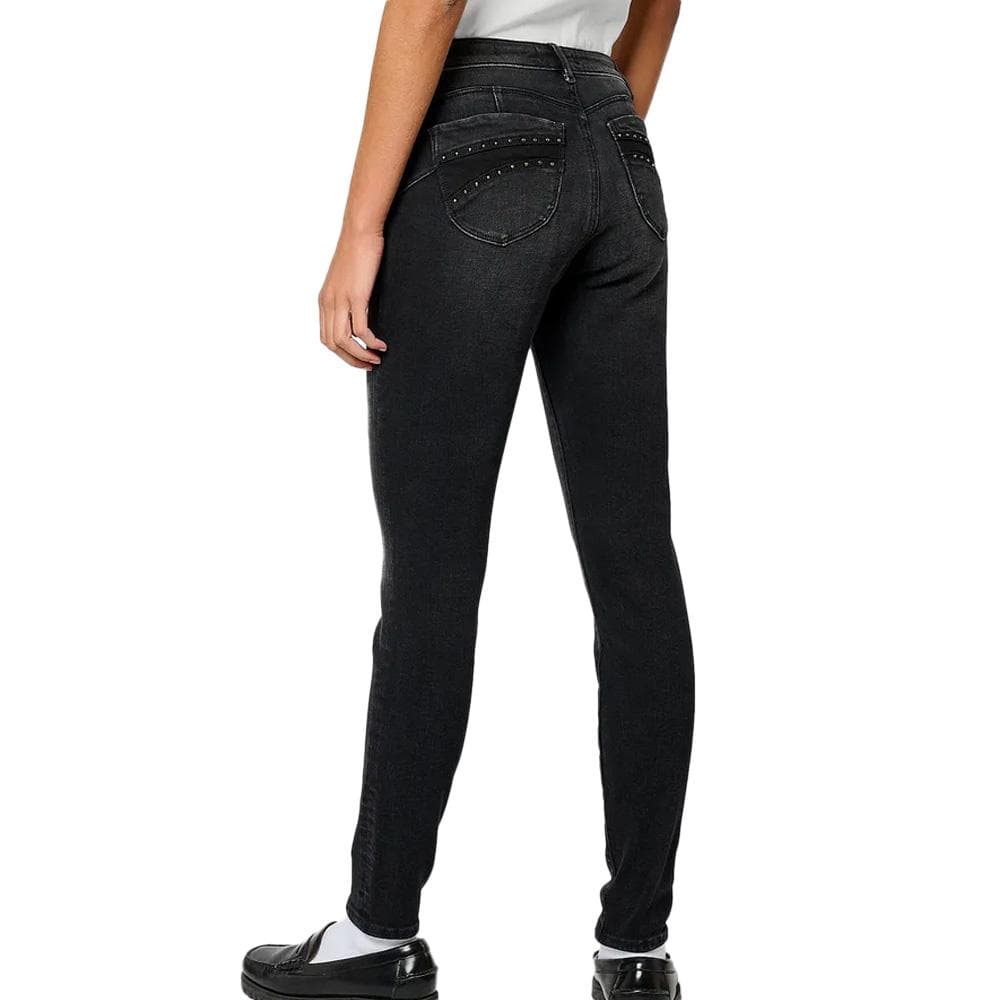 Jean Slim Noir Femme Kaporal FLORH24W7J 2