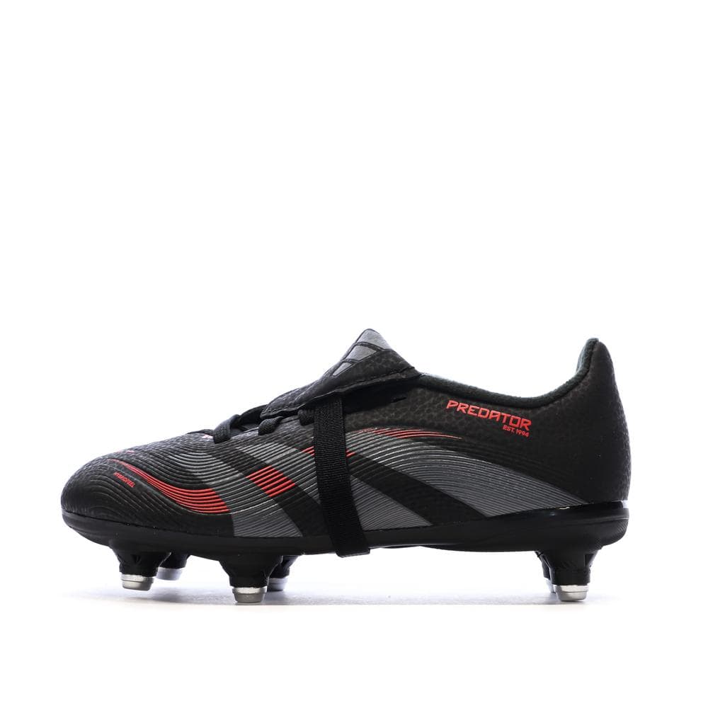 Chaussures de Foot Noires Junior Adidas Predator League FT SG 1