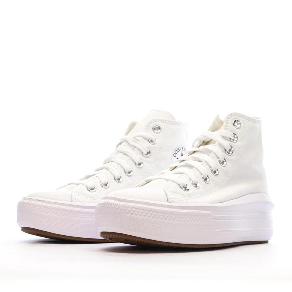 Baskets Blanches Femme Converse Chuck Taylor All Star Move 568498C 6
