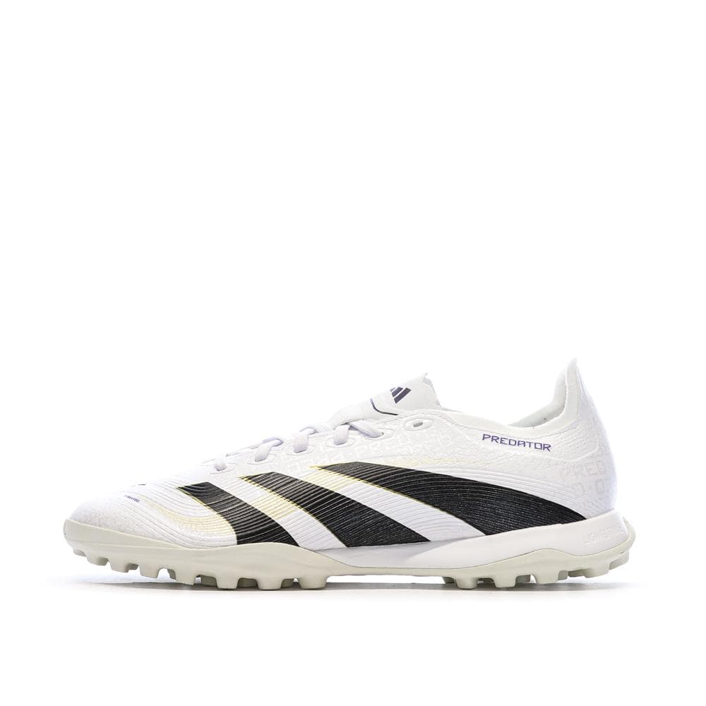 Chaussures de Foot Blanches Homme Adidas Predator League TF 1