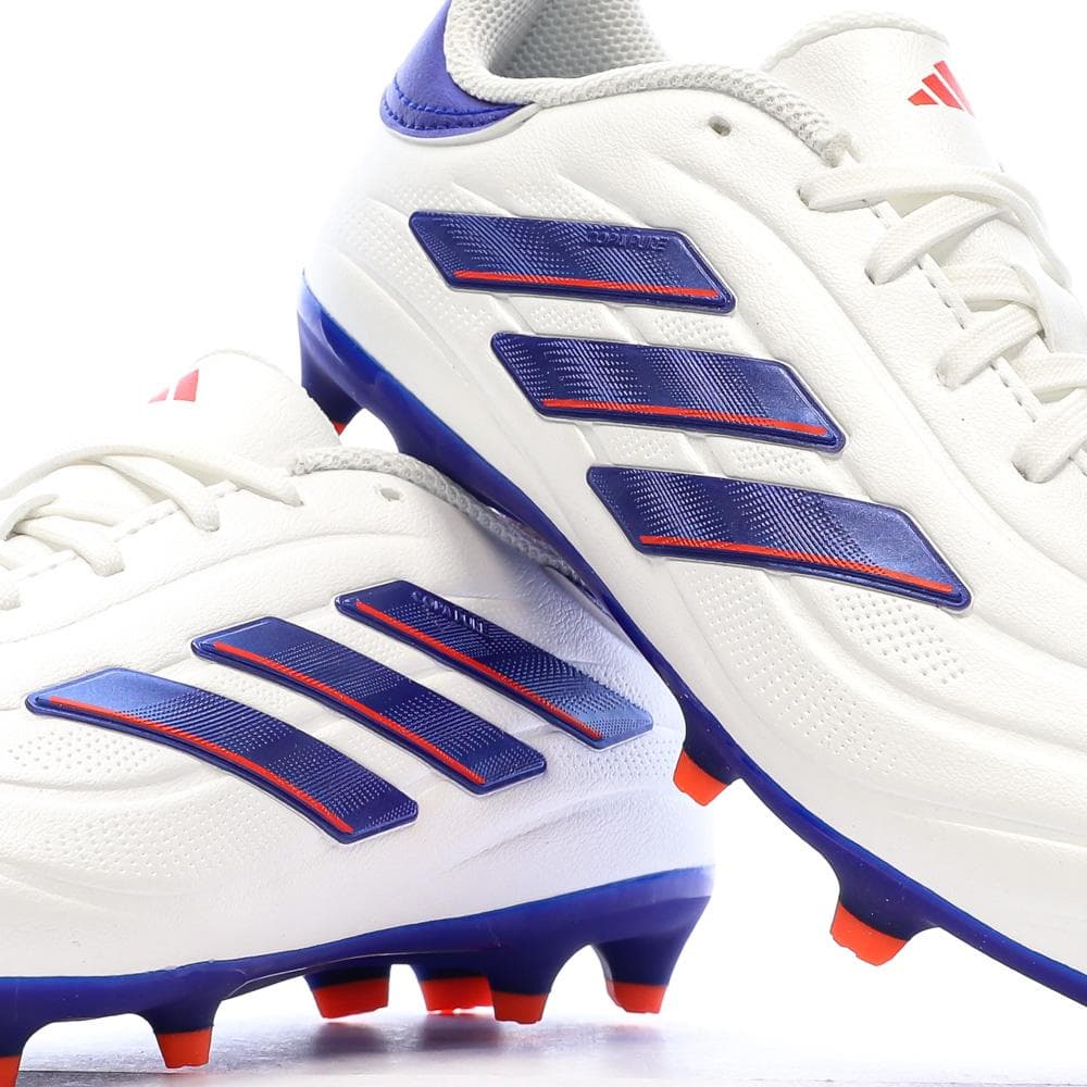 Chaussures de Football Blanc/Bleu Garçon Adidas Copa Pure 2 League Fg 7