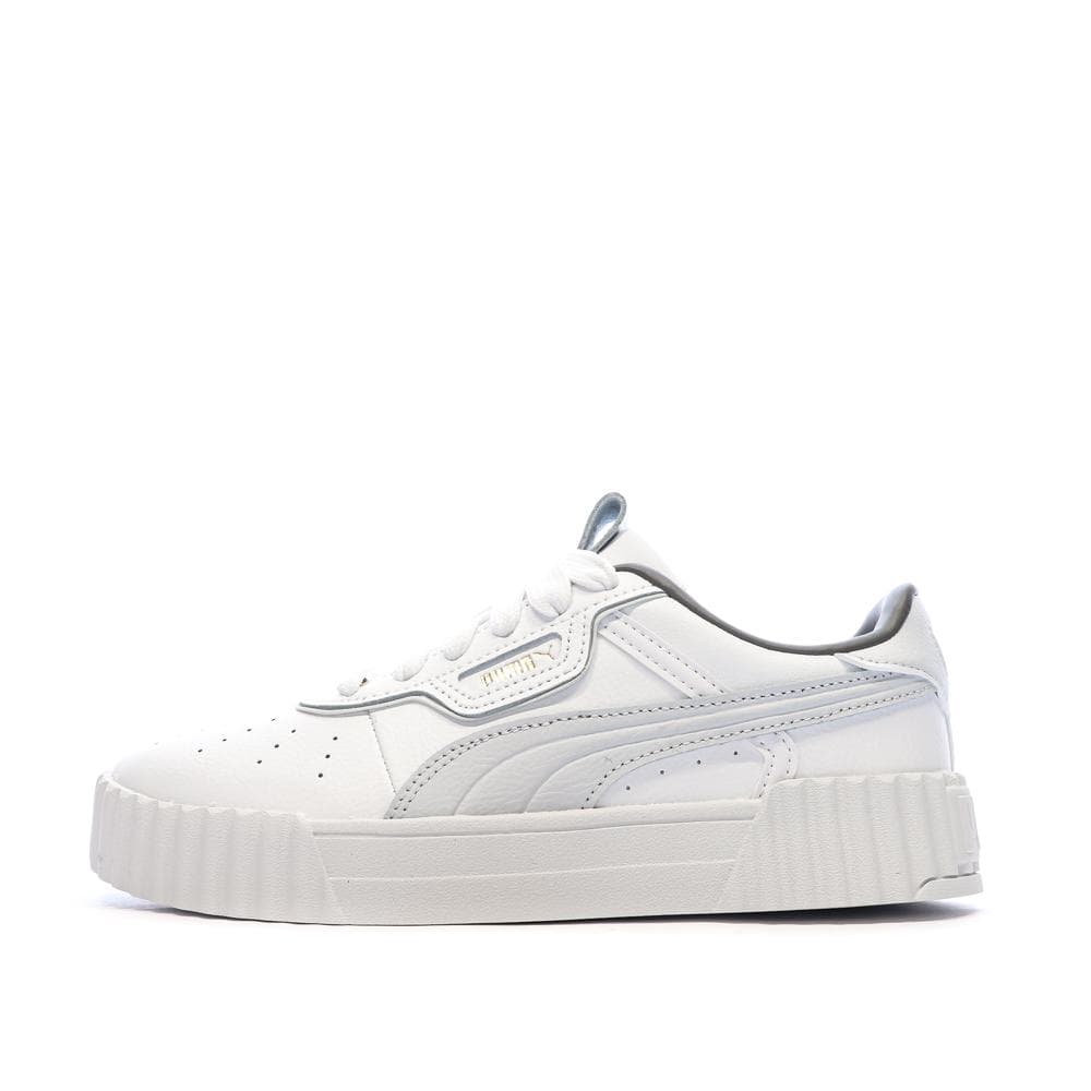 Baskets Blanc/Gris Femme Puma Carina 3.0 Luxe 1