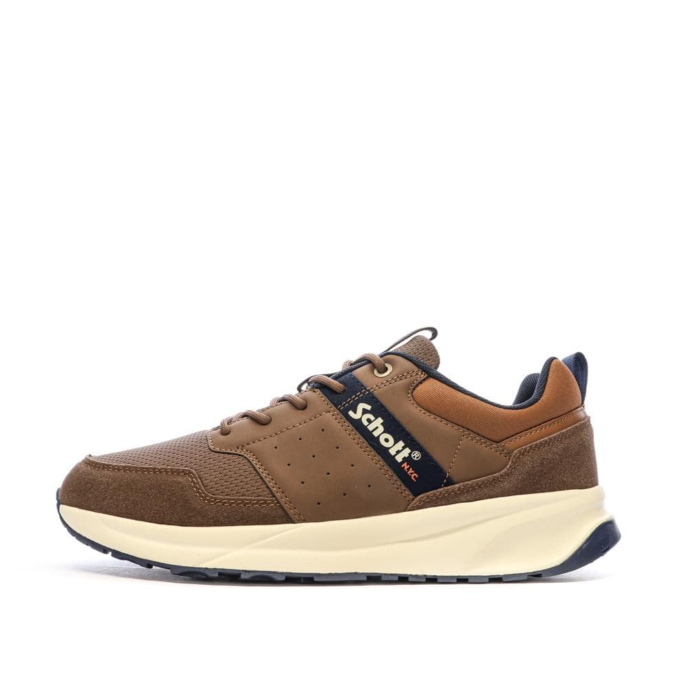 Baskets Marron Homme Schott Fugio Cognac 1