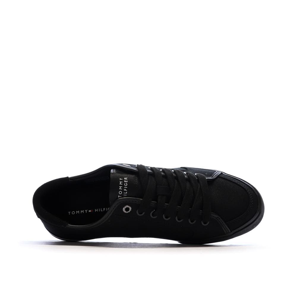 Baskets Noires Homme Tommy Hilfiger Core Corporate Vulcs 4