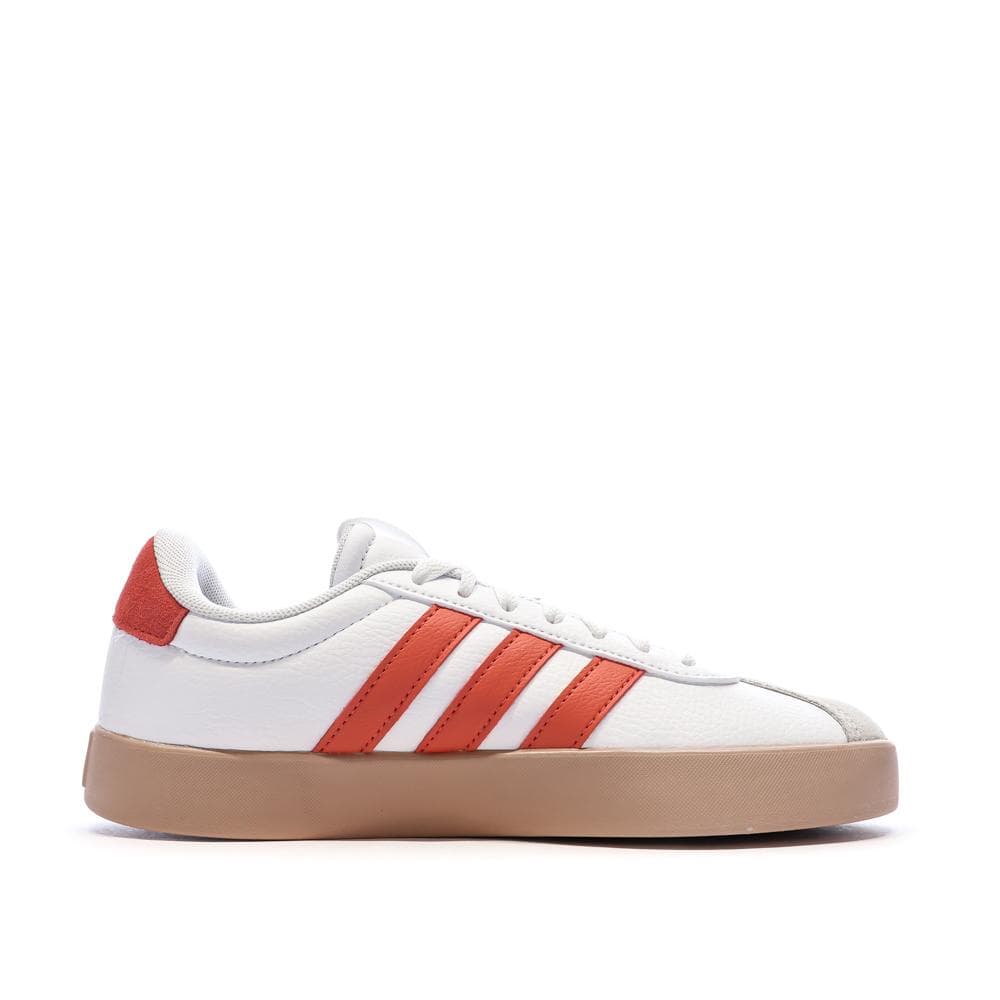 Baskets Blanches/Oranges Homme Adidas Vl Court 3.0 2