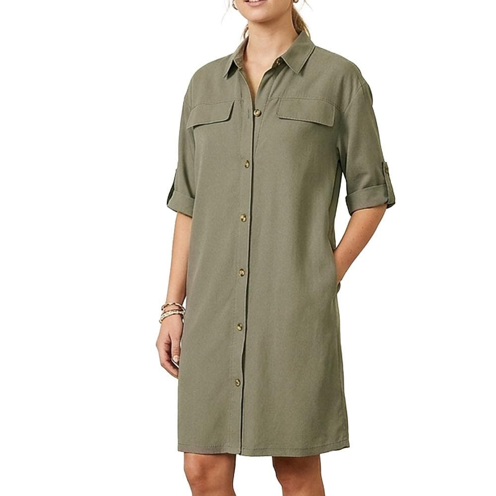 Robe Kaki Femme Teddy Smith Roxanna 1