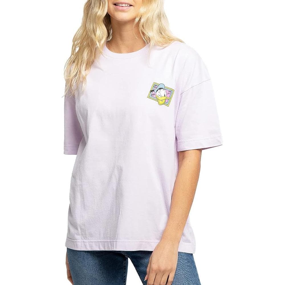 T-Shirt Violet Femme Disney Donald Paradise Oversize 1