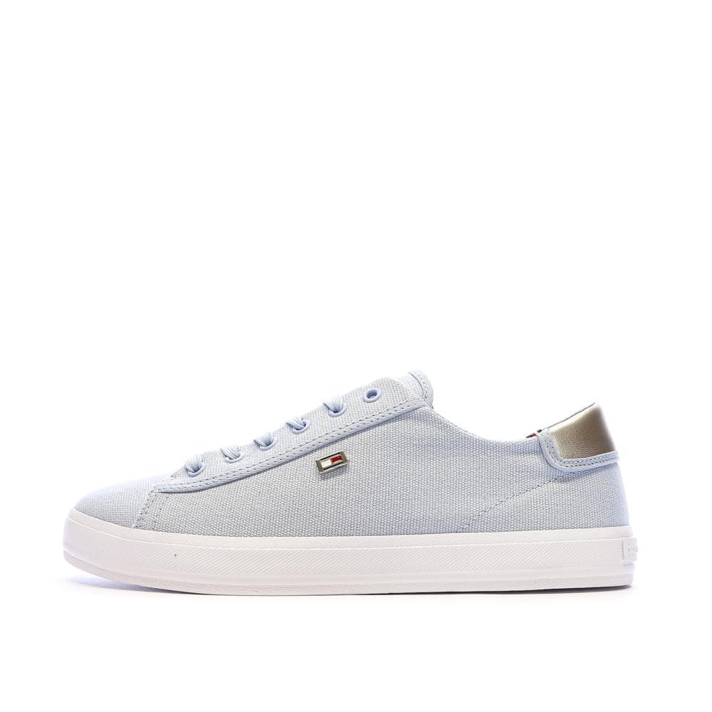 Baskets Bleu Clair Femme Tommy Hilfiger Canvas 1