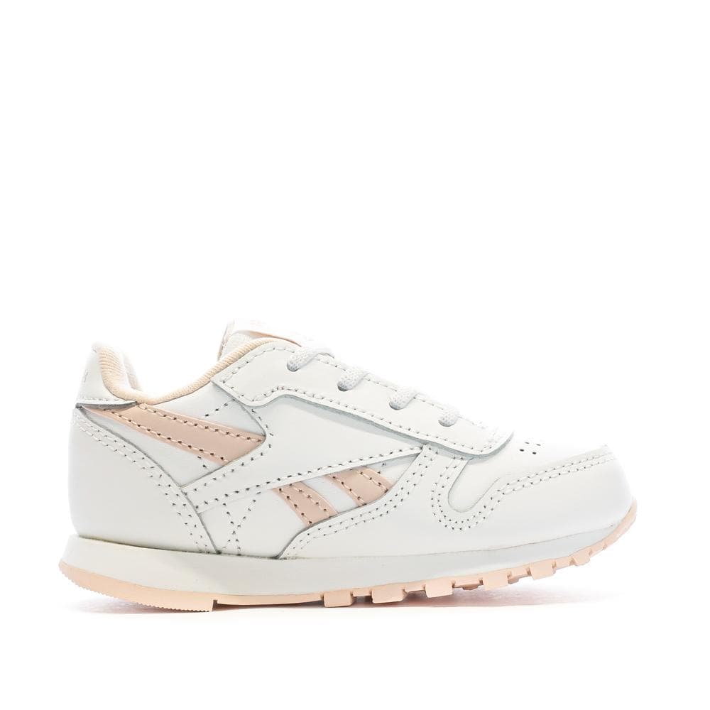 Baskets Blanches/Rose Fille Reebok Classic Leather 100069854 2